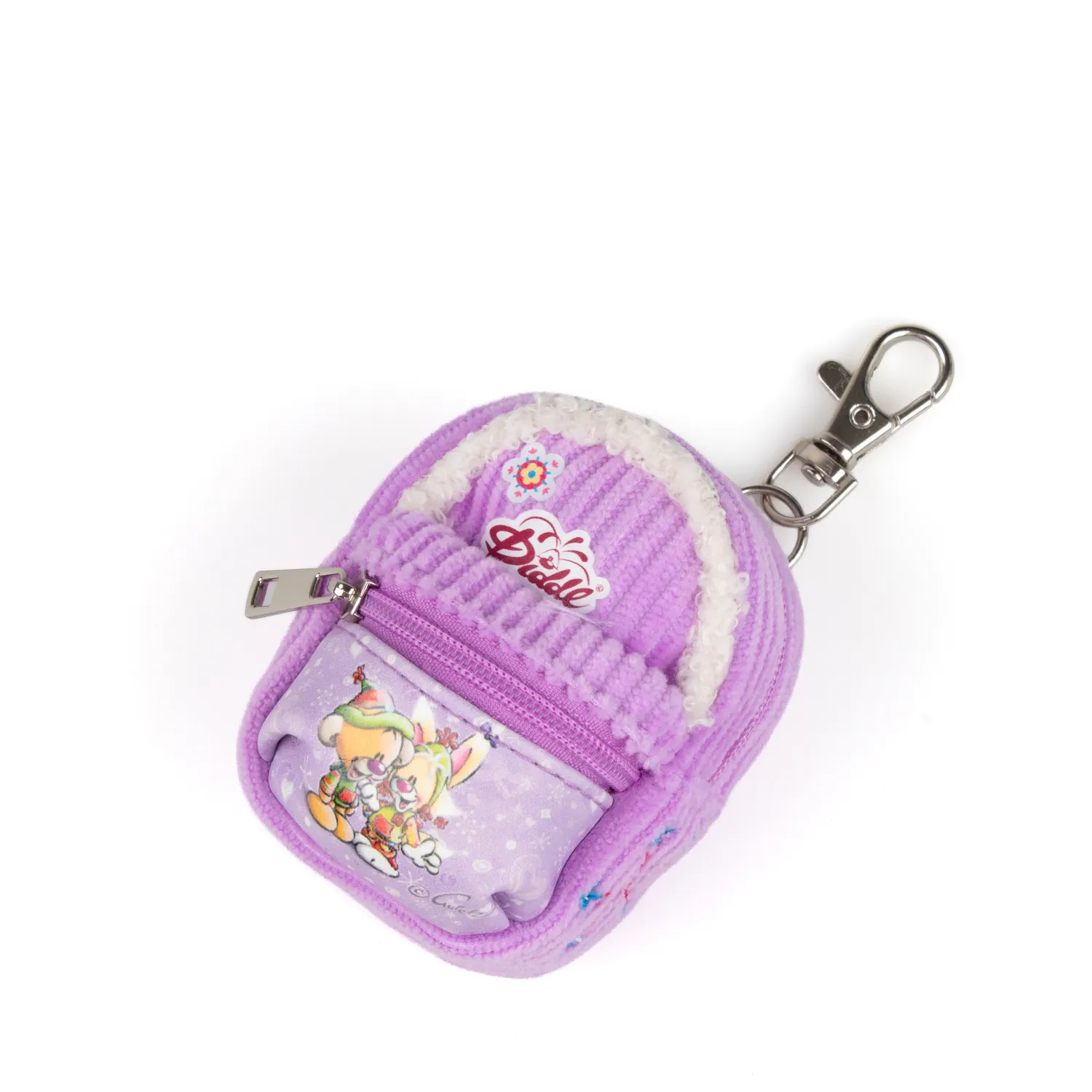 Porte-clés mini sac à dos Hiver Diddlina – Image 1