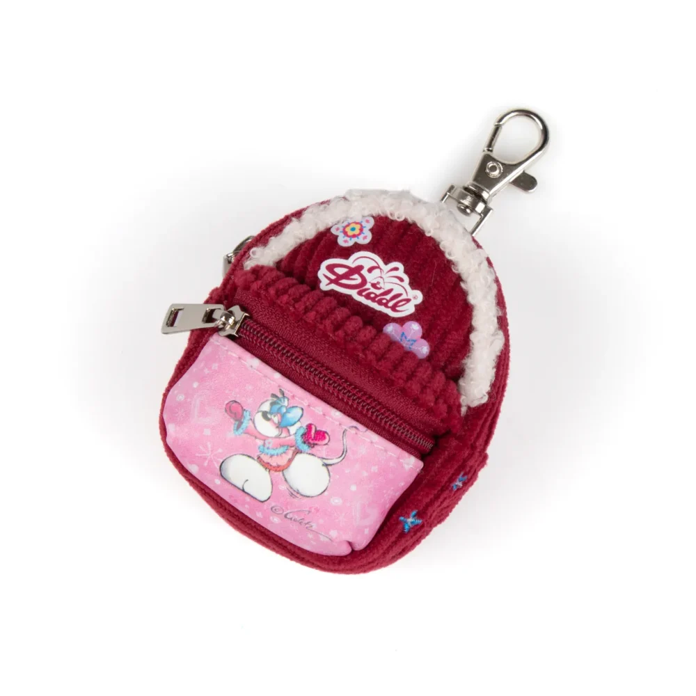 Porte-clés mini sac à dos Hiver Diddl
